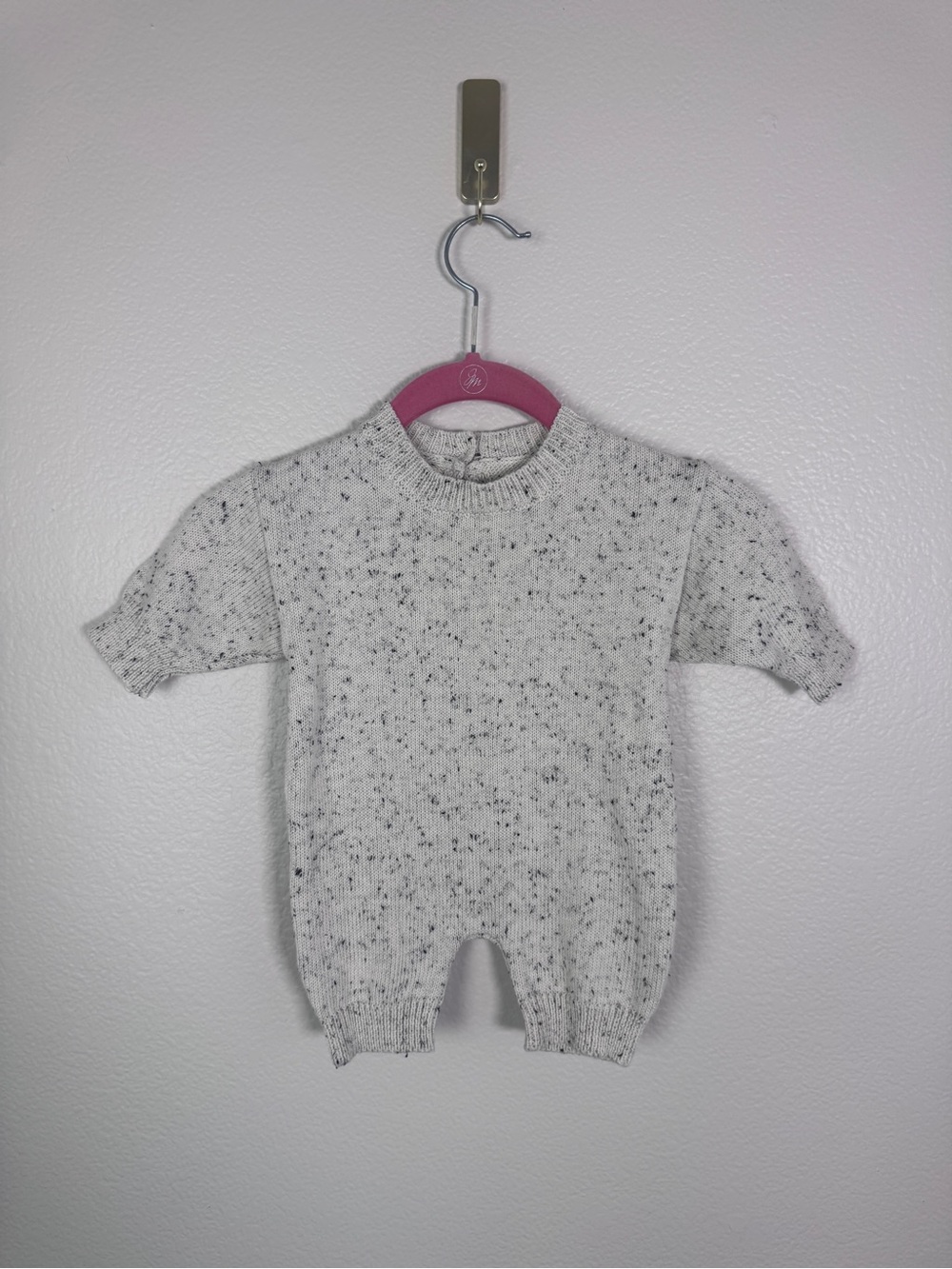 Winnie + Crew Knit Romper 12-18M Baby One Piece Organic Cottagecore Minimalist
